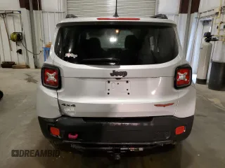2017 Jeep Renegade Trailhawk with VIN ZACCJBCB2HPF93496, listed as a Copart auction lot 57511145 with 81,163 mi miles and Salvage title. Bid and sale history available at DreamBid. Image 6.
