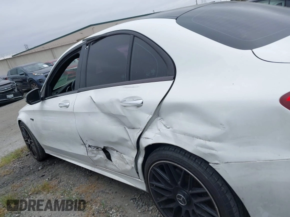 2018 Mercedes-Benz C 43 AMG with VIN 55SWF6EB5JU235937, listed as a IAAI auction lot 42050650 with 67,876 mi miles and . Bid and sale history available at carsss.com. Image 14.