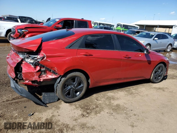 2021 Hyundai Elantra SEL z VIN 5NPLM4AG8MH044275, wystawiony jako Copart lot #56269205 z przebiegiem 78 477 mil mil oraz Szkoda całkowita • Salvage title. Historia ofert i sprzedaży dostępna na DreamBid. Obrazek 3.