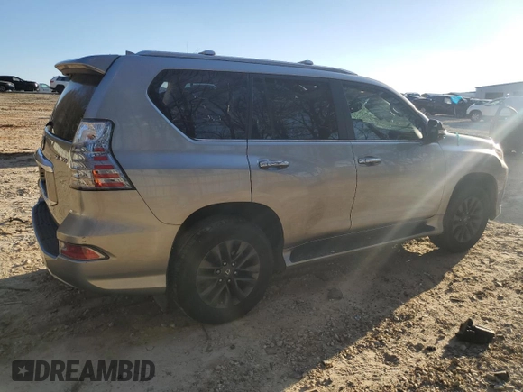 2022 Lexus GX with VIN JTJAM7BX9N5326947, listed as a Copart auction lot 45938845 with 27,524 mi miles and Salvage Title. Bid and sale history available at carsss.com. Image 3.