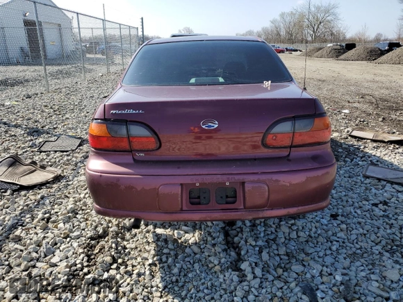 2001 Chevrolet Malibu with VIN 1G1ND52J016231551, listed as a Copart auction lot 51102495 with 111,295 mi miles and Salvage Title. Bid and sale history available at carsss.com. Image 6.