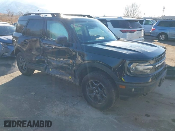 2021 Ford Bronco Sport Badlands z VIN 3FMCR9D92MRB30167, wystawiony jako IAAI lot #41313354 z przebiegiem 53 367 mil mil oraz . Historia ofert i sprzedaży dostępna na DreamBid. Obrazek 1.
