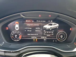 2019 Audi S5 Sportback Prestige z VIN WAUC4CF55KA005582, wystawiony jako Copart lot #47088405 z przebiegiem 32 074 mil mil oraz Szkoda całkowita • Salvage title. Historia ofert i sprzedaży dostępna na DreamBid. Obrazek 9.