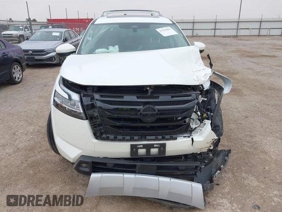 2024 Nissan Pathfinder Platinum with VIN 5N1DR3DG7RC302926, listed as a IAAI auction lot 41706681 with 4,146 mi miles. Bid and sale history available at carsss.com. Image 12.