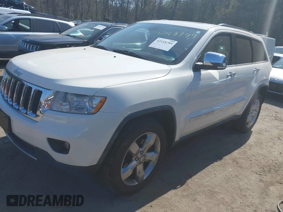 2011 Jeep Grand Cherokee Overland Summit with VIN 1J4RR6GT9BC546825, listed as a IAAI auction lot 42118789 with 123,449 mi miles. Bid and sale history available at carsss.com. Image 17.