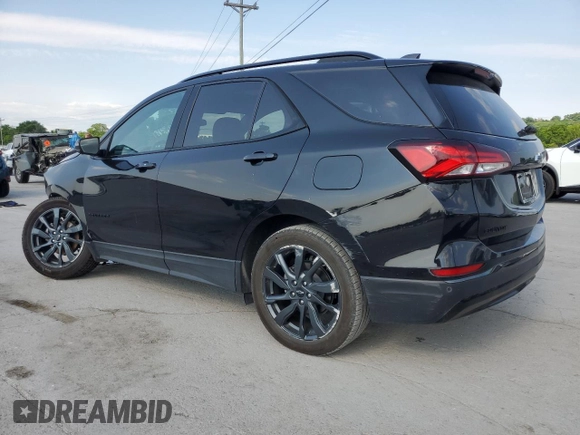 2023 Chevrolet Equinox RS with VIN 3GNAXMEGXPL140736, listed as a Copart auction lot 56400855 with 52,790 mi miles and Salvage title. Bid and sale history available at DreamBid. Image 2.