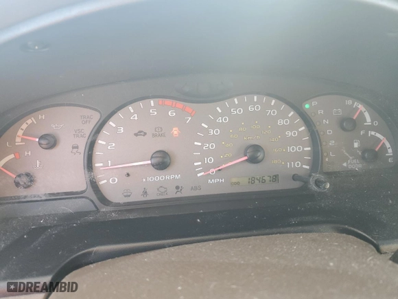 2004 Toyota Sequoia SR5 with VIN 5TDZT34A94S237866, listed as a Copart auction lot 52786305 with 184,678 mi miles and Salvage Title. Bid and sale history available at carsss.com. Image 9.