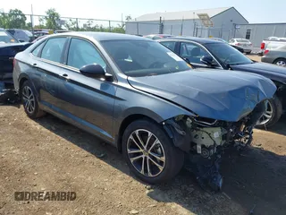 2024 Volkswagen Jetta Sport with VIN 3VWBM7BU2RM084111, listed as a IAAI auction lot 42532212 with 4,435 mi miles and . Bid and sale history available at DreamBid. Image 1.