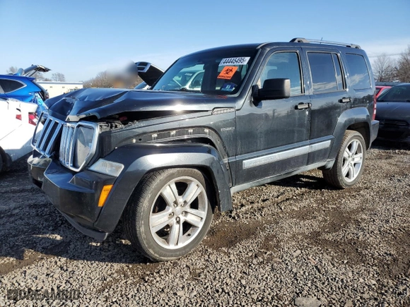 2011 Jeep Liberty Sport with VIN 1J4PN2GK2BW543492, listed as a Copart auction lot 44445495 with 98,457 mi miles and Salvage Title. Bid and sale history available at carsss.com. Image 1.