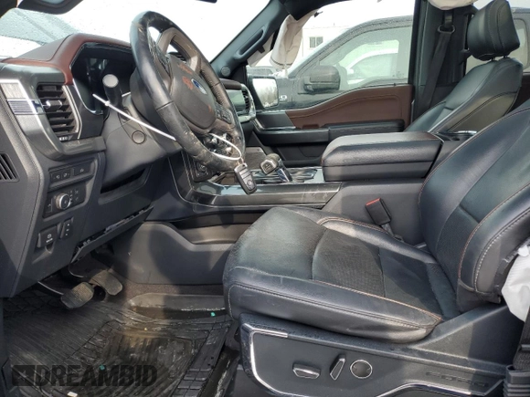 2021 Ford F-150 XL with VIN 1FTEW1EP2MKD38705, listed as a Copart auction lot 46285945 with 76,715 mi miles and Salvage Title. Bid and sale history available at carsss.com. Image 7.