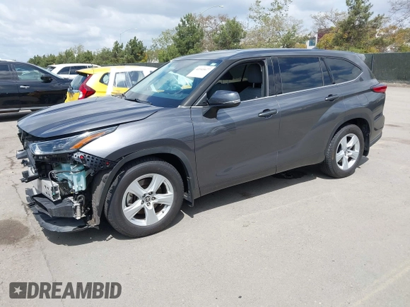 2021 Toyota Highlander L with VIN 5TDZZRAH3MS040663, listed as a IAAI auction lot 41945677 with 64,069 mi miles and . Bid and sale history available at DreamBid. Image 2.