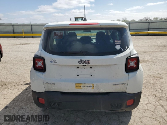 2017 Jeep Renegade Sport с VIN ZACCJBAB7HPE74460, выставлен на аукционе Copart как лот 50894815 с пробегом 187 482 миль миль и Списание • Salvage title. История ставок и продаж доступна на DreamBid. Изображение 6.