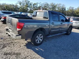 2007 Nissan Titan XE with VIN 1N6BA07A17N243282, listed as a Copart auction lot 41391925 with 158,843 mi miles and Salvage Title. Bid and sale history available at carsss.com. Image 3.