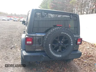 2021 Jeep Wrangler Unlimited Sport S with VIN 1C4HJXDN4MW518307, listed as a IAAI auction lot 41222996 with 39,499 mi miles and . Bid and sale history available at DreamBid. Image 16.