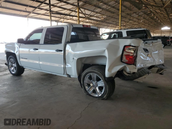 2018 Chevrolet Silverado 1500 Custom with VIN 3GCPCPEH4JG383662, listed as a Copart auction lot 79775984 with 147,850 mi miles and Salvage Title. Bid and sale history available at DreamBid. Image 2.