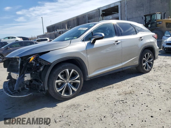 2020 Lexus RX with VIN 2T2HGMDA4LC044999, listed as a Copart auction lot 48300015 with 112,483 mi miles and Salvage Title. Bid and sale history available at carsss.com. Image 1.