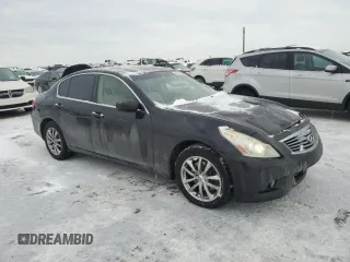 2012 Infiniti G37 x with VIN JN1CV6AR9CM673089, listed as a Copart auction lot 41621245 with 213,749 mi miles and Salvage Title. Bid and sale history available at DreamBid. Image 4.