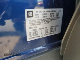 2022 Chevrolet TrailBlazer LT with VIN KL79MPS27NB006017, listed as a Copart auction lot 59941984 with 37,844 mi miles and Salvage Title. Bid and sale history available at DreamBid. Image 15.