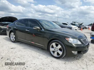 2010 Lexus LS 460 with VIN JTHBL5EF1A5097531, listed as a Copart auction lot 54431565 with 149,100 mi miles and Salvage Title. Bid and sale history available at DreamBid. Image 4.