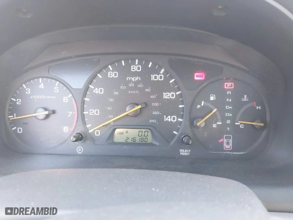1999 Honda Accord Sdn EX with VIN 1HGCG1659XA055389, listed as a IAAI auction lot 41718327 with 216180 miles. Bid and sale history available at carsss.com. Image 7.