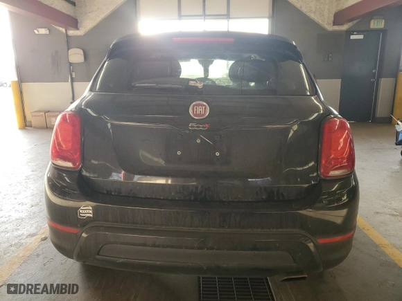 2017 FIAT 500X Urbana Edition with VIN ZFBCFXCB8HP611806, listed as a Copart auction lot 82970814 with 99,225 mi miles and Salvage Title. Bid and sale history available at carsss.com. Image 6.