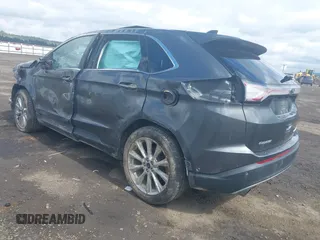 2017 Ford Edge Titanium with VIN 2FMPK4K90HBC22281, listed as a IAAI auction lot 41942400 with 82,111 mi miles. Bid and sale history available at carsss.com. Image 3.