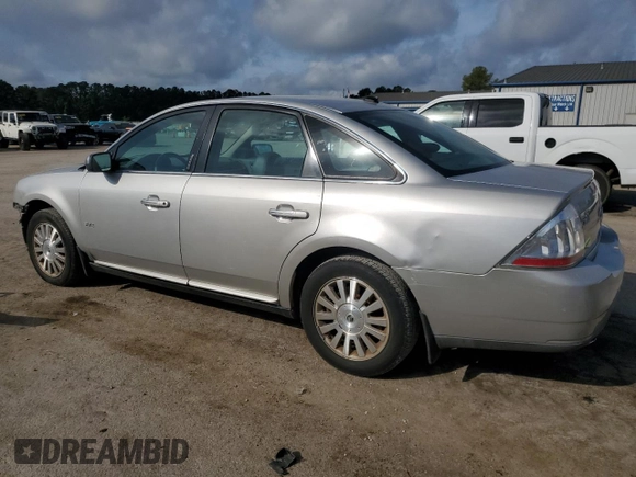 2008 Mercury Sable with VIN 1MEHM40W38G621379, listed as a Copart auction lot 54855085 with 107,443 mi miles and Salvage title. Bid and sale history available at DreamBid. Image 2.