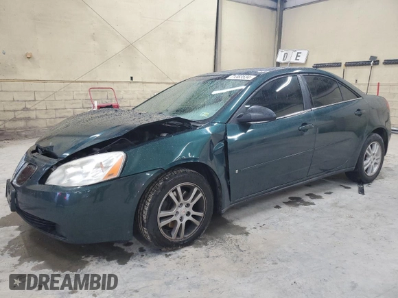 2006 Pontiac G6 6-Cyl with VIN 1G2ZG558764182512, listed as a Copart auction lot 71383534 with 241,397 mi miles and Salvage Title. Bid and sale history available at carsss.com. Image 1.