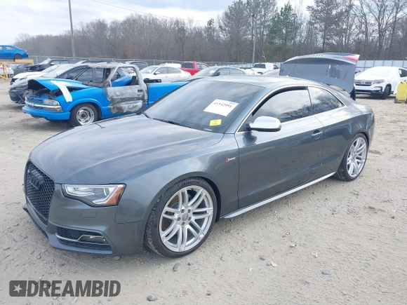 2015 Audi S5 Premium Plus with VIN WAUCGAFR7FA005913, listed as a IAAI auction lot 41542991 with 108,731 mi miles. Bid and sale history available at carsss.com. Image 18.