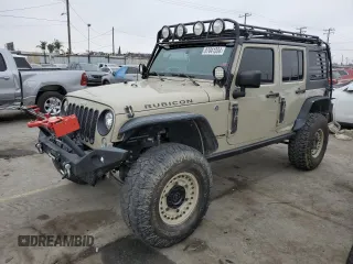 2018 Jeep Wrangler JK Unlimited Rubicon with VIN 1C4BJWFG4JL891312, listed as a Copart auction lot 87041334 with 51,286 mi miles and Salvage Title. Bid and sale history available at carsss.com. Image 1.