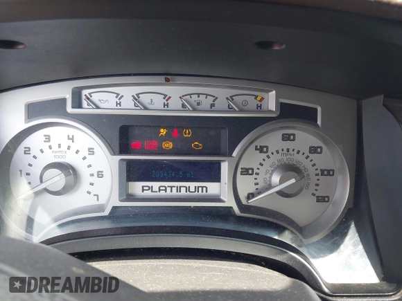 2009 Ford F-150 XL with VIN 1FTPW12V99FB32566, listed as a IAAI auction lot 42437432 with 203,434 mi miles and . Bid and sale history available at DreamBid. Image 7.
