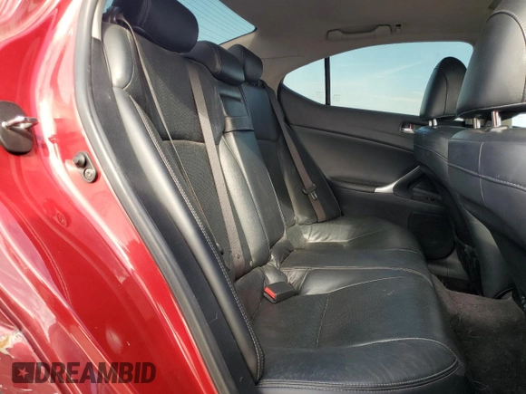 2010 Lexus IS 350 with VIN JTHBE5C23A5024638, listed as a Copart auction lot 55422695 with 175,319 mi miles and Clean Title. Bid and sale history available at DreamBid. Image 10.