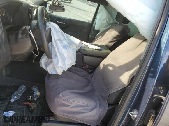 2022 Chevrolet Silverado 1500 Custom with VIN 3GCPWBEK7NG216725, listed as a Copart auction lot 42223865 with 27,106 mi miles and Salvage Title. Bid and sale history available at DreamBid. Image 7.