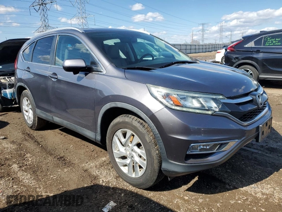 2015 Honda CR-V EX-L with VIN 5J6RM4H72FL019221, listed as a Copart auction lot 49977595 with 100,785 mi miles and Salvage Title. Bid and sale history available at carsss.com. Image 4.