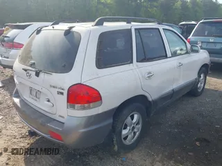 2005 Hyundai Santa Fe GLS with VIN KM8SC73E15U956552, listed as a IAAI auction lot 42003035 with 143,268 mi miles. Bid and sale history available at carsss.com. Image 4.