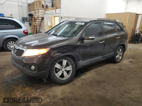 2012 Kia Sorento EX with VIN 5XYKUDA29CG234253, listed as a Copart auction lot 46803895 with 137,009 mi miles and Salvage Title. Bid and sale history available at carsss.com. Image 1.