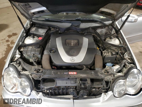 2006 Mercedes-Benz C 280 Luxury with VIN WDBRF92H56F759258, listed as a Copart auction lot 59697585 with 100,601 mi miles and Salvage title. Bid and sale history available at DreamBid. Image 11.
