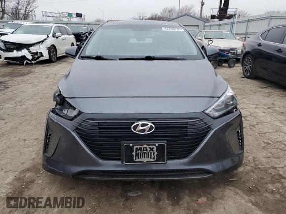 2019 Hyundai Ioniq Blue with VIN KMHC65LC8KU171620, listed as a Copart auction lot 43796755 with 151,479 mi miles and Salvage Title. Bid and sale history available at DreamBid. Image 5.
