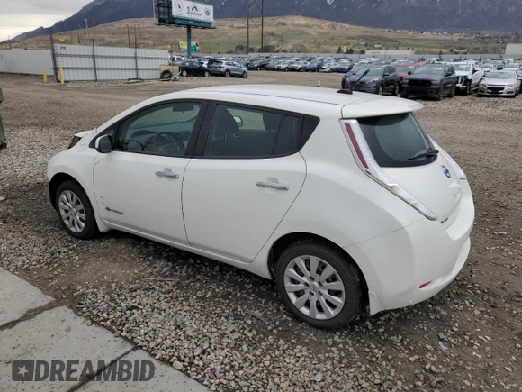 2015 Nissan LEAF S with VIN 1N4AZ0CP9FC314892, listed as a Copart auction lot 50847375 with 108,300 mi miles and Salvage Title. Bid and sale history available at carsss.com. Image 2.