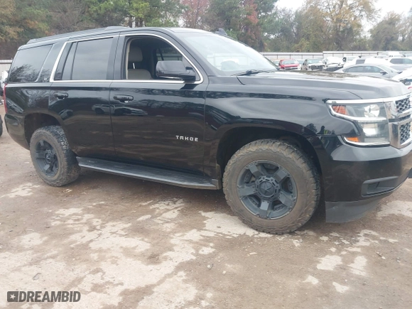 2018 Chevrolet Tahoe LT with VIN 1GNSKBKC0JR205134, listed as a IAAI auction lot 41023198 with 1 mi miles. Bid and sale history available at carsss.com. Image 1.