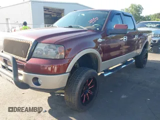 2007 Ford F-150 XLT with VIN 1FTPW14V97KC22916, listed as a IAAI auction lot 42555391 with 192,283 mi miles and . Bid and sale history available at DreamBid. Image 2.