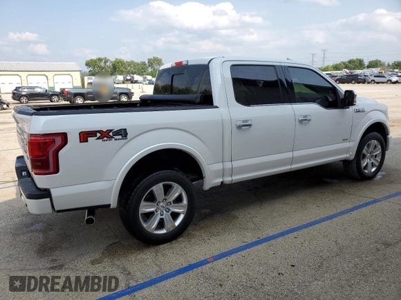 2015 Ford F-150 XLT with VIN 1FTEW1EG8FFC20685, listed as a Copart auction lot 60449545 with 117,935 mi miles and Salvage title. Bid and sale history available at DreamBid. Image 3.