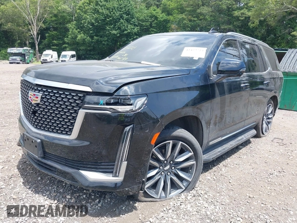 2023 Cadillac Escalade 4WD Premium Luxury with VIN 1GYS4CKL8PR456737, listed as a IAAI auction lot 42422723 with 22,658 mi miles and . Bid and sale history available at DreamBid. Image 2.