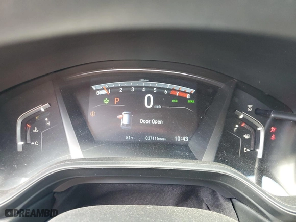 2022 Honda CR-V Special Edition with VIN 2HKRW2H73NH640667, listed as a Copart auction lot 59748364 with 37,116 mi miles and Salvage Title. Bid and sale history available at carsss.com. Image 9.