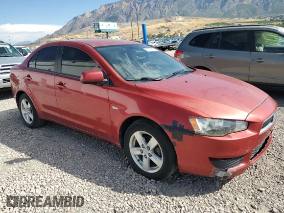2008 Mitsubishi Lancer DE with VIN JA3AU26U88U014987, listed as a Copart auction lot 69784924 with 170,971 mi miles and Salvage title. Bid and sale history available at DreamBid. Image 4.