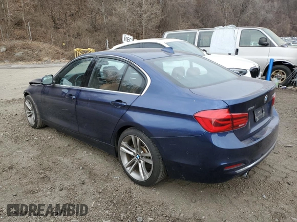 2017 BMW 3 Series 340i xDrive with VIN WBA8B7C54HK704017, listed as a Copart auction lot 88069165 with 78,810 mi miles and Salvage Title. Bid and sale history available at carsss.com. Image 2.