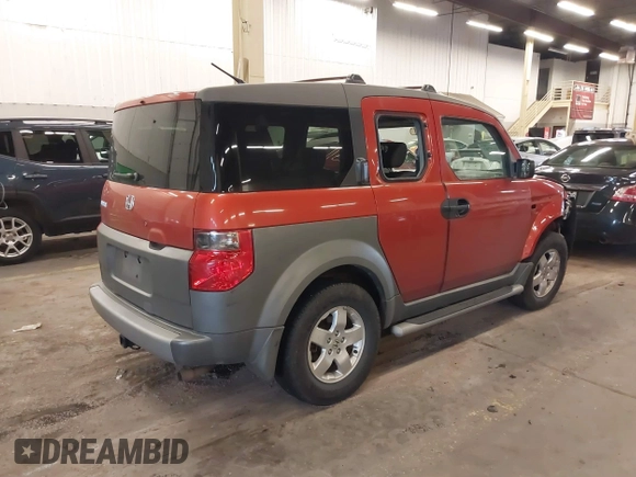 2003 Honda Element EX with VIN 5J6YH28543L032633, listed as a IAAI auction lot 41403797 with 117,190 mi miles and . Bid and sale history available at DreamBid. Image 4.
