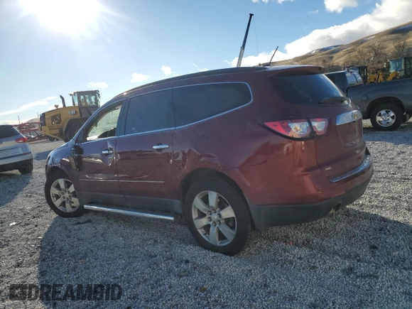 2015 Chevrolet Traverse LTZ with VIN 1GNKVJKD3FJ207136, listed as a Copart auction lot 86879464 with 120,685 mi miles and Salvage Title. Bid and sale history available at DreamBid. Image 2.