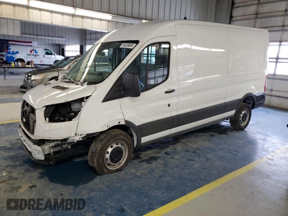 2024 Ford Transit Cargo with VIN 1FTBR1C88RKA39474, listed as a Copart auction lot 86339884 with Not Provided miles and Salvage Title. Bid and sale history available at DreamBid. Image 1.