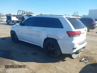 2017 Jeep Grand Cherokee SRT with VIN 1C4RJFDJ6HC754640, listed as a IAAI auction lot 40944008 with 93,412 mi miles. Bid and sale history available at carsss.com. Image 3.